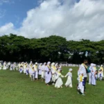 Lapangan Becek, Antusiame Peserta Latihan Manasik Haji Ini Patut Diacungi Jempol