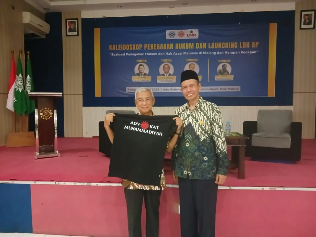 Busyro Muqoddas Hadiri Launching Lembaga Bantuan Hukum dan Advokasi Publik PDM Kota Malang