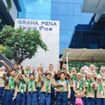 Jurnalis Cilik SD Mugeb Kunjungi Graha Pena Jawa Pos