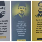 Kutipan Inspiratif Abdul Malik Fadjar Hiasi Pilar Gedung Ponpes Internasional AMF
