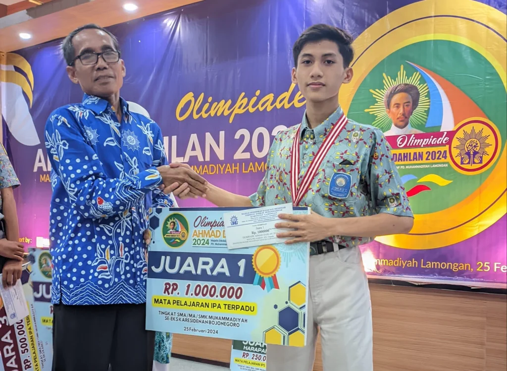 Siswa Mamsaka Juara 1 Mapel IPA di Olimpiade Ahmad Dahlan