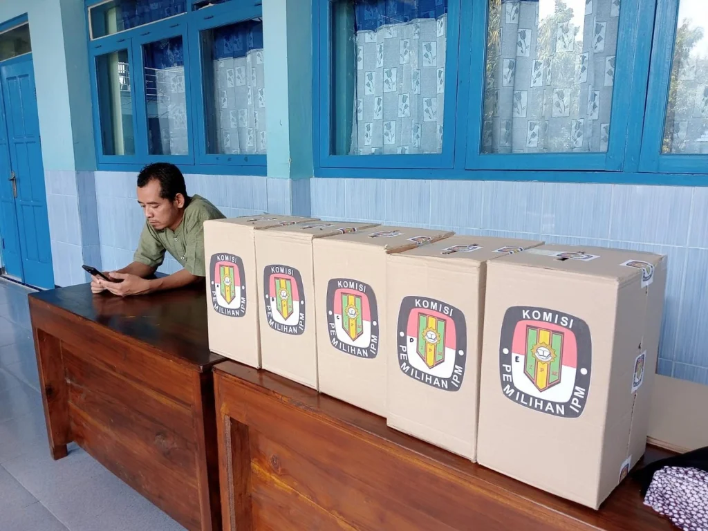 Layaknya Pemilu, Beginilah Pemilihan Ketua IPM SMPM 12 Sendangagung