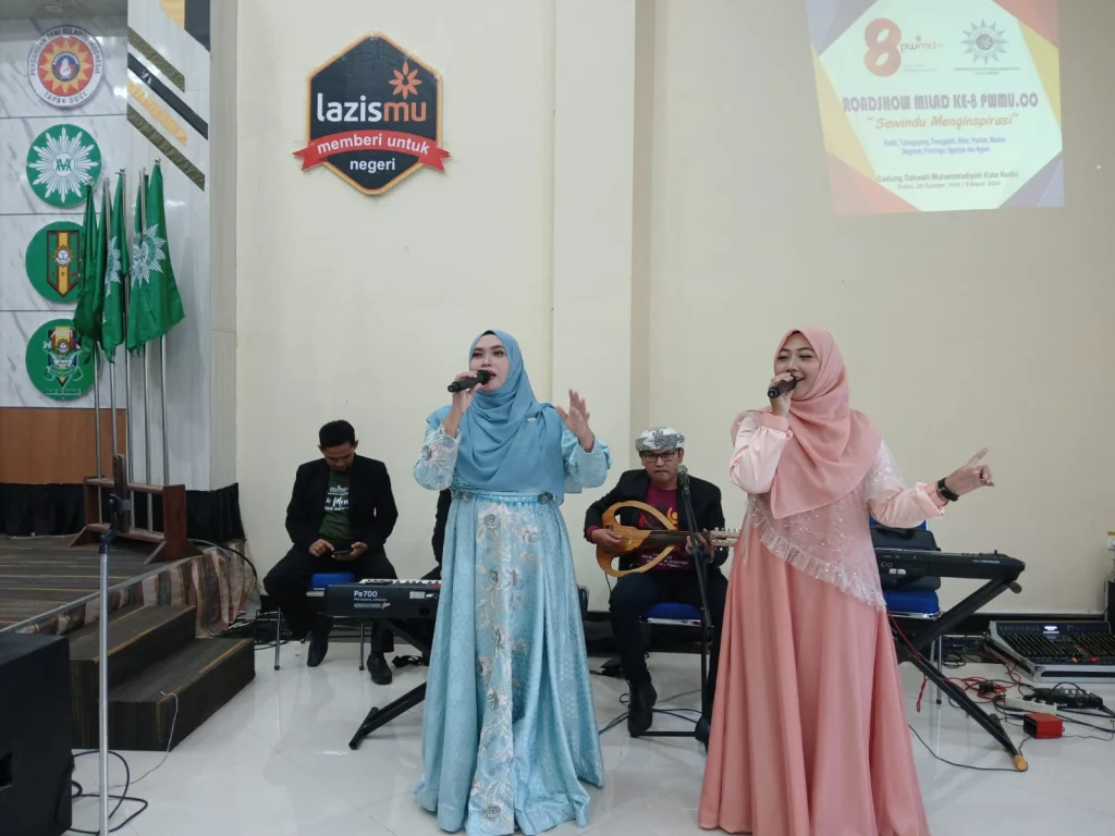 Ahda Gambus Menggebrak Roadshow PWMU.CO di Kota Kediri