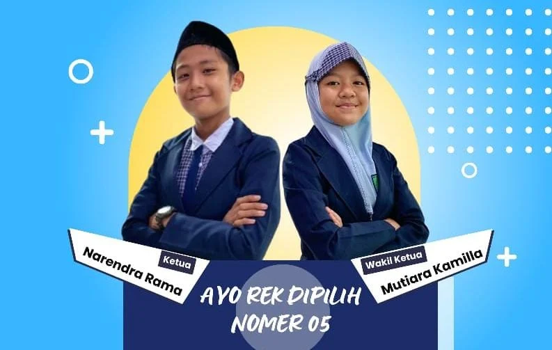 Unggul di Pemilu, Rendra-Muti Terpilih Jadi Ketua-Wakil Ketua Angkatan SD Mugeb