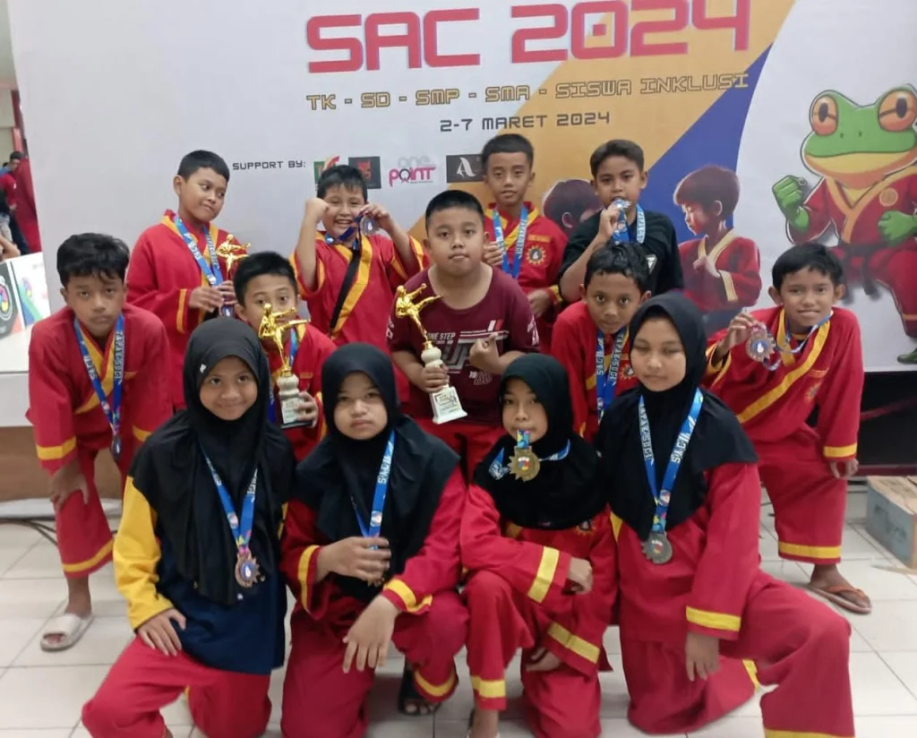 SD Mudabo Borong 18 Piala di Kejuaraan Tapak Suci SAC 2024