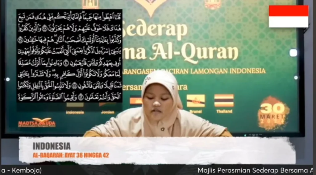 Sederap Bersama Quran, Madtsamuda Tadarus Bersama 5 Negara