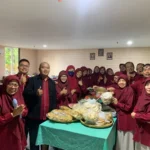 Syukuran Khataman Al-Quran Guru Karyawan Smamsatu Bertabur Aneka Makanan
