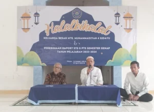 Halalbihalal MTs Mupatsy Bareng Penerimaan Rapor STS
