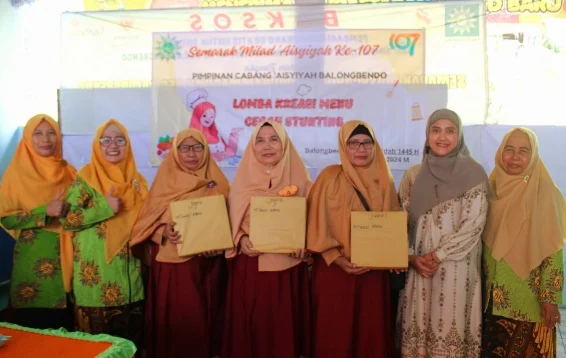 Menu Cegah Stunting Kreasi Emak-Emak Aisyiyah Balongbendo Bikin Kepincut Bu Camat