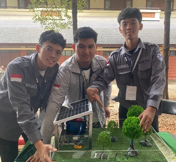 Alat Deteksi Anti Deforestasi Buatan Siswa Smamda Juara Turnamen Robotik Nasional