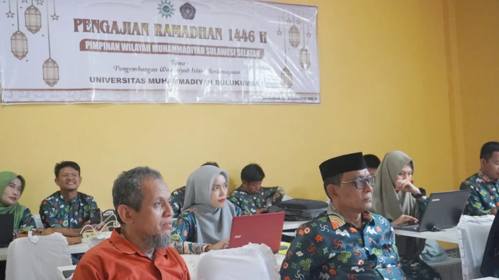 UM Bulukumba Ikuti Pengajian Ramadan PWM Sulsel, Perkuat Wasathiyah Islam Berkemajuan