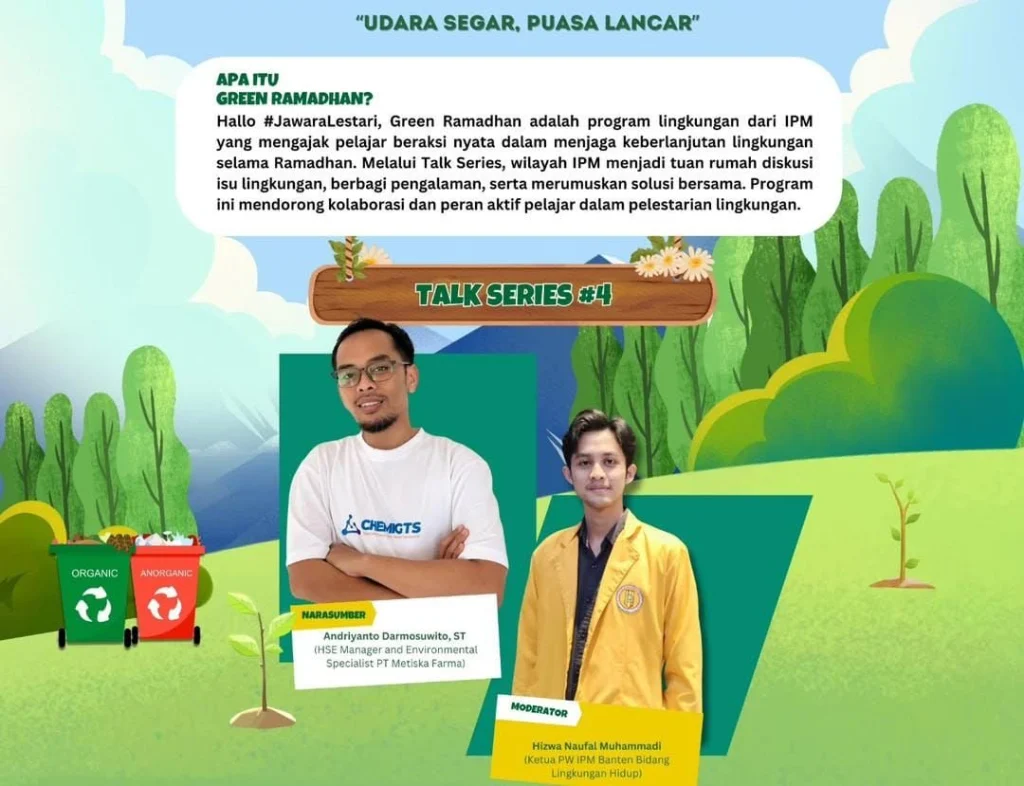 Kajian Green Ramadan Edisi Keempat, PP IPM Bahas Ini