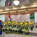 Penampilan Angklung Siswa TK ABA 1 Candi Semarakkan Musykerwil 1 PWNA Jatim