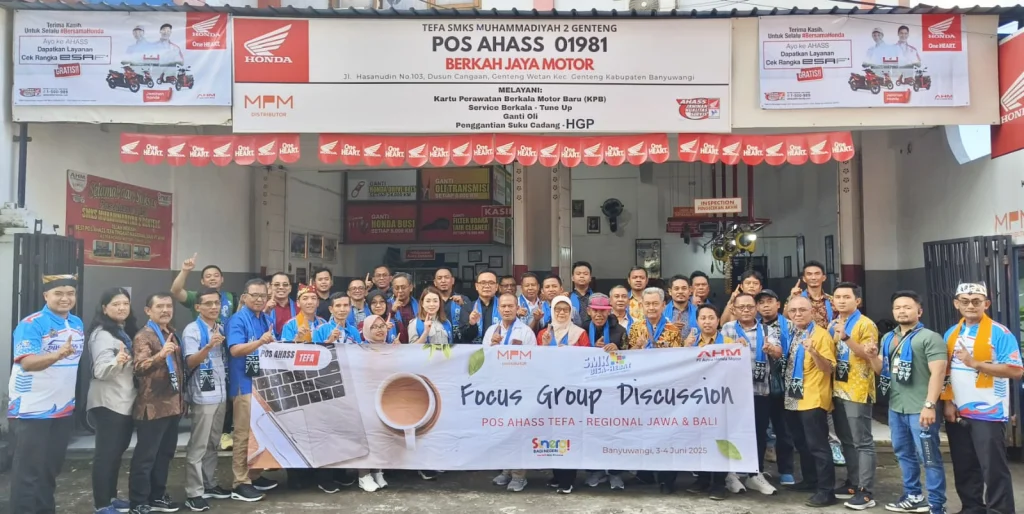 Sekolah Binaan Astra Honda Adakan Benchmarking di SMK Muda Genteng