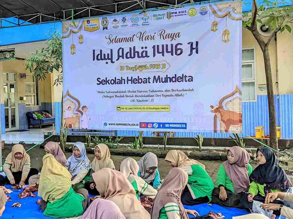 Semangat Kepedulian Sosial di Hari Raya Kurban SD Muhammadiyah 8 Tulangan