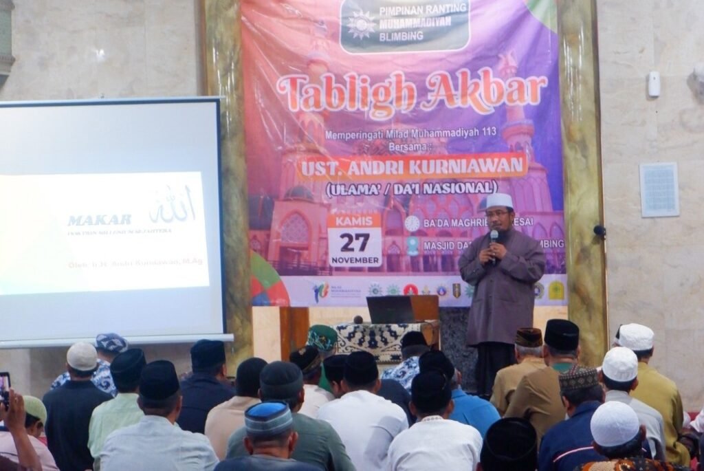 PR Muhammadiyah Blimbing Gelar Tabligh Akbar Akhiri Rangkaian Milad ke-113 