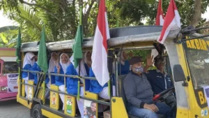 Tayo dan HW Smala Meriahkan Pawai Taaruf Muhammadiyah Dukun