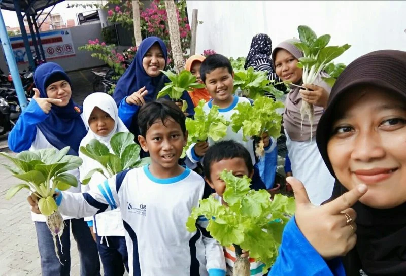 Petik Sayur Hidroponik Bersama Bunda, Sampaikan Sayang tanpa Kata