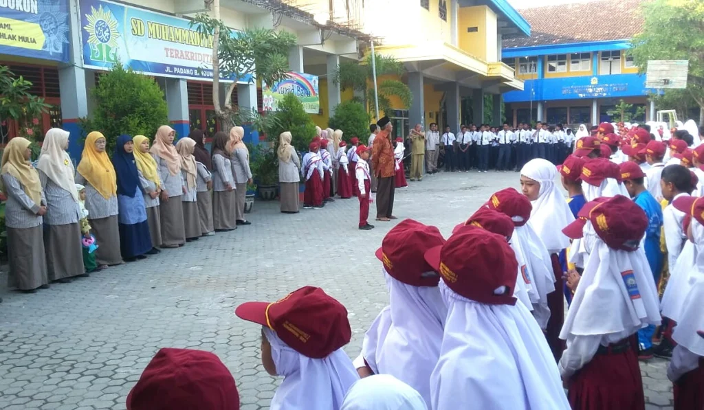 Bawa Pesan Pandaan, Tiga Sekolah di Dukun Ini Kompak Lakukan Kegiatan Bersama