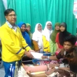 Ini Kondisi Terkini Moh Ali, Siswa Yang Kecelakaan dan Dirawat di RSML saat Dikunjungi Pelajar Smamio