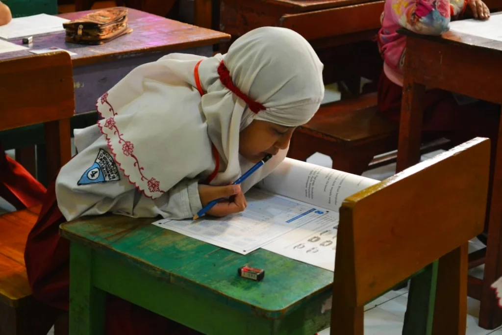 Siswa Kelas 4 SD Muhammadiyah 18 Ikuti Tes Calistung