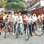 Dua Guru dari Spanyol Asyik Ikuti Fun Bike Rayakan Kemerdekaan RI