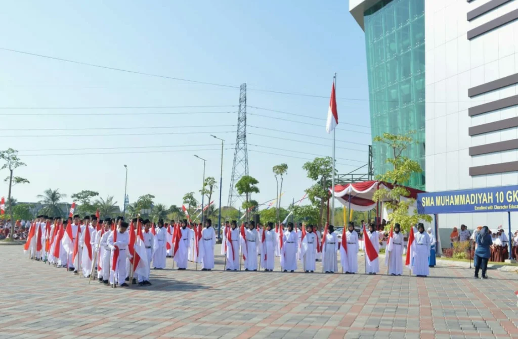 Flashmob 73 Ramaikan Peringatan Hari Kemerdekaan Sekolah Muhammadiyah GKB