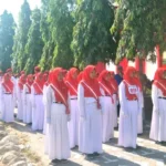 Saat Pasukan Merah-Putih Hamas Meriahkan Gerak Jalan di Campurejo