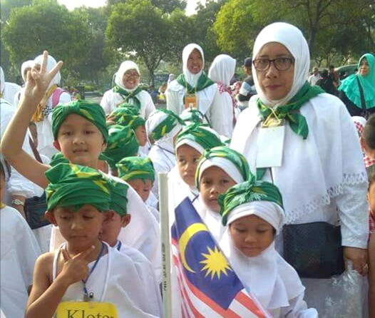 Gambarkan sebagai Ibadah Internasional, Peserta Manasik Haji Cilik Ini Kebagian Peran Jamaah Malaysia