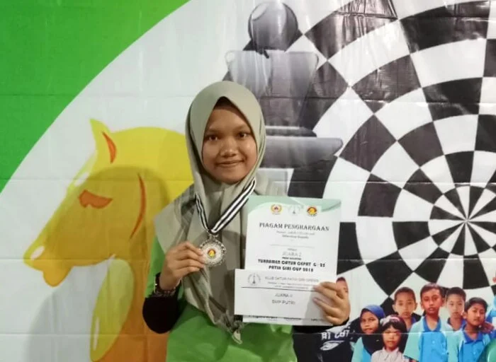 Jadi Juara di Turnamen Catur Cepat Patih Giri, Siswi Muhammadiyah Ini Semakin Optimis Songsong Kerjunas