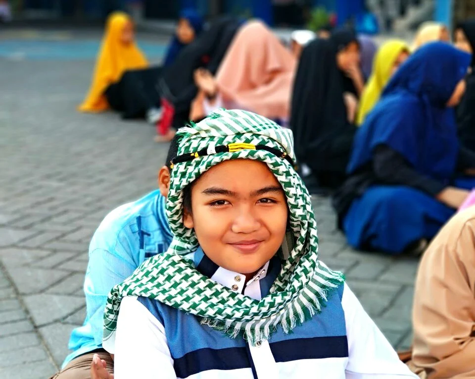 Yasser Arafat dan Raja Salman dalam Dress Code ala Timur Tengah di Pawai Muharam Berlian School