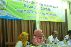 Di Lomba Ini Bacaan Siswa Diuji Para Juri, Hamas School Bersaing dengan 20 SLTP Se-Kabupatan Gresik