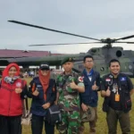 Hilir Mudik dengan Helikopter TNI AD, Relawan Medis Muhammadiyah  Berhasil Transfer Bayi Prematur