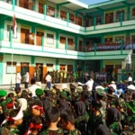 Cara Perguruan Aisyiyah 1 Nganjuk Sambut HUT ke-73 TNI