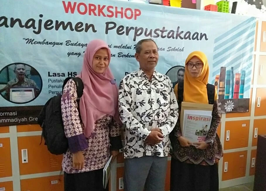 Datang Paling Awal dalam Workshop Manajemen Perpustakaan, Dua Guru Mimdaka Ini Punya Pengalaman Berbeda