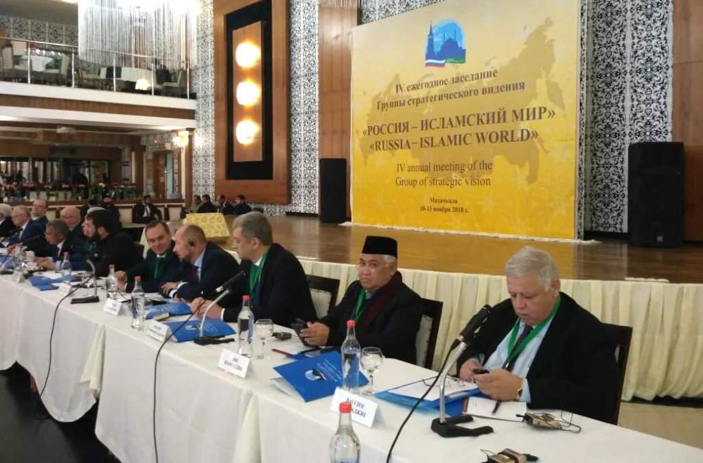 Di Republik Dagestan Din Syamsuddin Sampaikan Pentingnya Kolaborasi Rusia-Dunia Islam di Tengah Kemunculan China