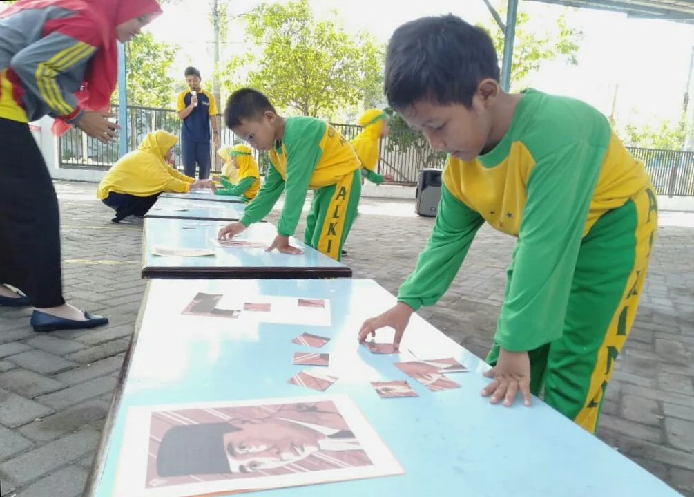 Berlian School Sambut Kunjungan TK Al Kindi dengan Estafet Puzle dan Kreasi Jasuke