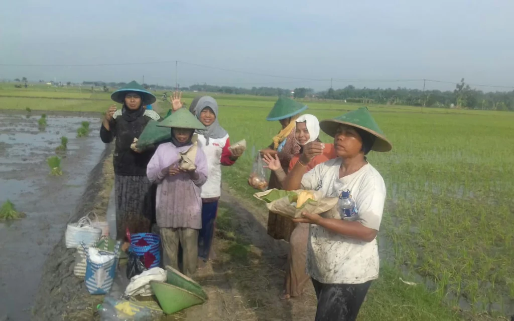Di Sawah Mojorembun, Ibu-Ibu Aisyiyah dan Muslimat Tak Ada Sekat