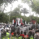 Ribuan Massa Demo Konjen RRT, Desak Hentikan Penindasan Muslim Uighur