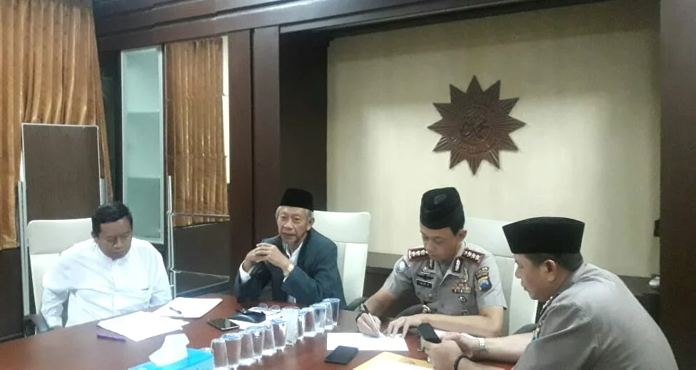 Ini yang Dikatakan Ketua  PWM Jatim ketika Dikunjungi Dirbinmas Polda Jatim