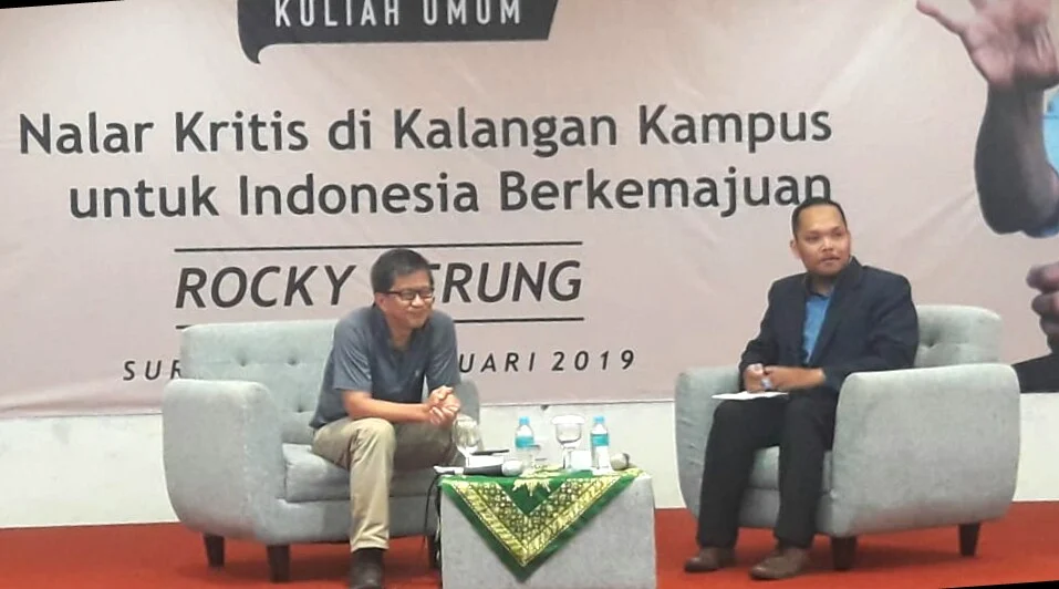 Rocky Gerung: Muhammadiyah Tempat Saya Taubat