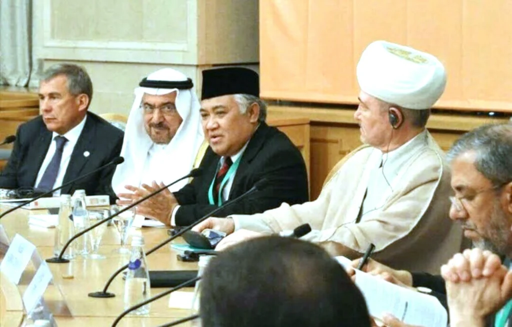 Bertemu Tokoh-Tokoh Agama Dunia di Moskow, Din Syamsuddin: Perlu Teologi Bersama tentang Kerukunan