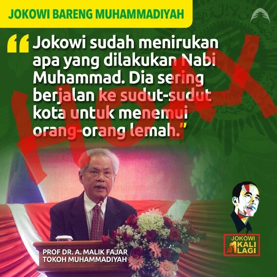 Beredar Pamflet Tokoh-Tokoh Muhammadiyah Dukung Capres Tertentu, Prof A Malik Fadjar: Itu Hoax