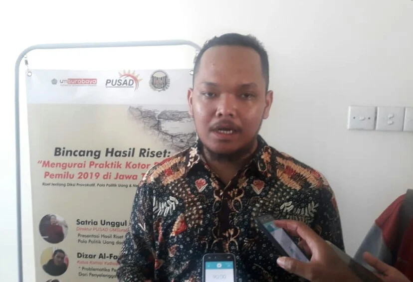 Ngeri! Survei PUSAD UMSurabaya: 98,2 Persen Masyarakat Jatim Terima Politik Uang