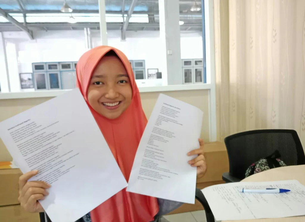 Begini Siswa Spemdalas Ini Persiapkan Lomba Cipta dan Baca Puisi Tingkat Provinsi