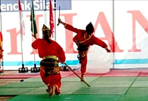 Seru! Atraksi Pendekar Tapak Suci di Sirkuit Pencak Silat Berlian Open Ini
