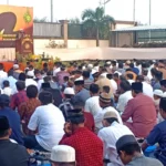 Ribuan Jamaah Idul Fitri Padati Halaman SDM 9 Surabaya