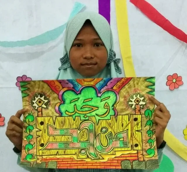 Dua Siswa SDMM Ini Naik Kelas Juara di Festival Nasional Cabang Kaligrafi