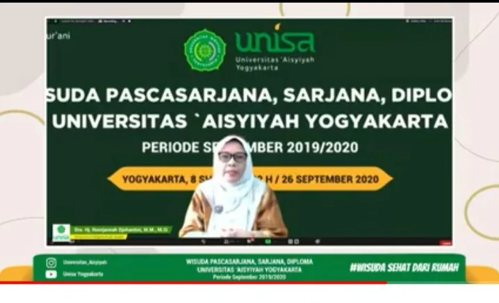 Pesan Noordjannah pada Lulusan Perdana Unisa Yogyakarta