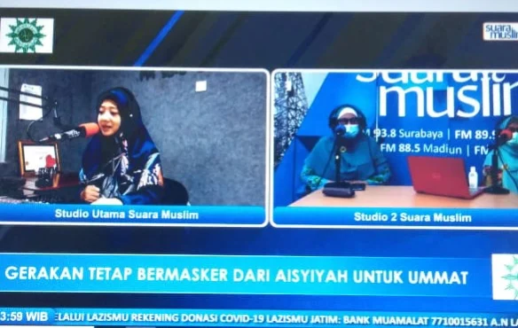 Kampanye Gerakan Tetap Bermasker Aisyiyah Jatim
